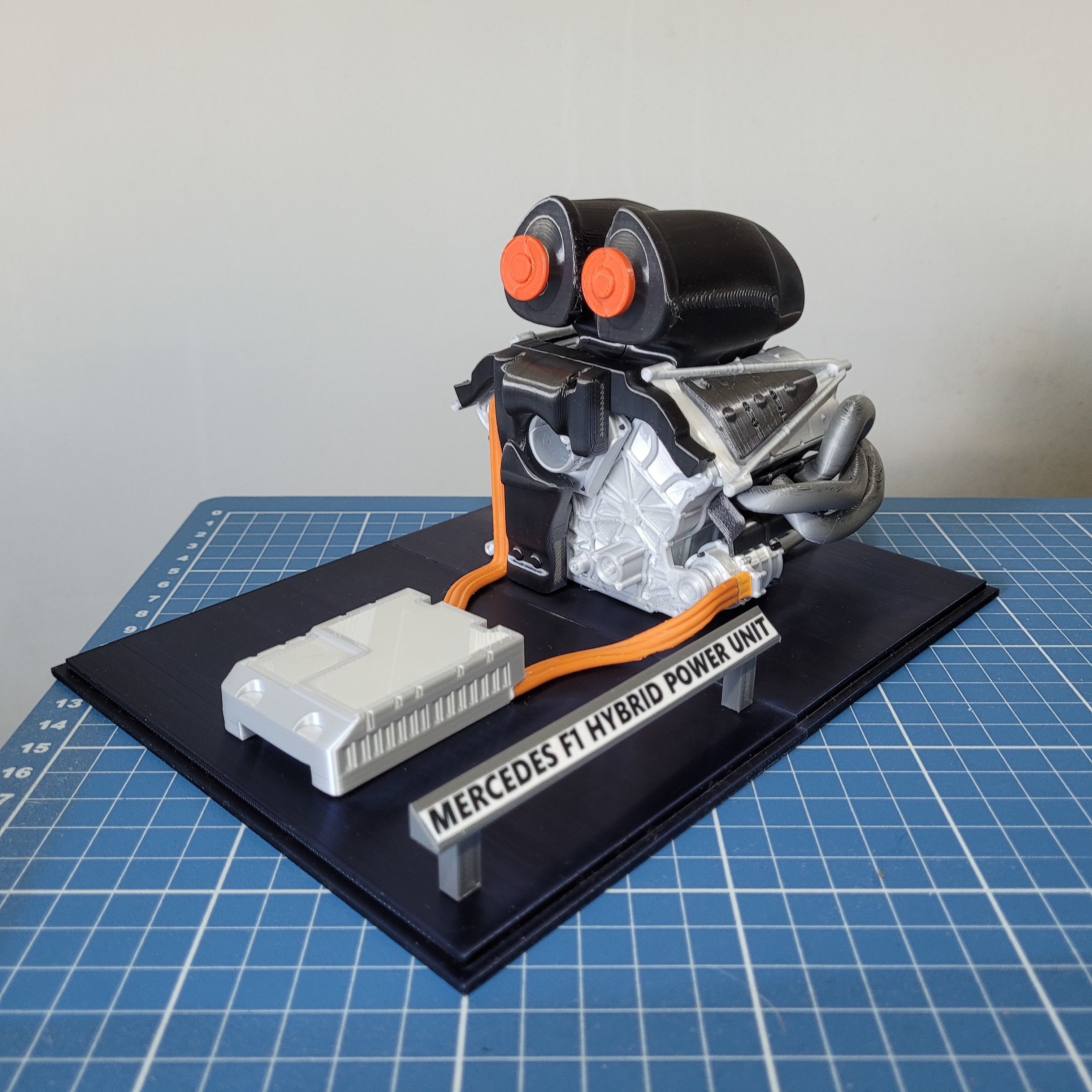 F1 HYBRID ENGINE STL FILES 3D print model_3