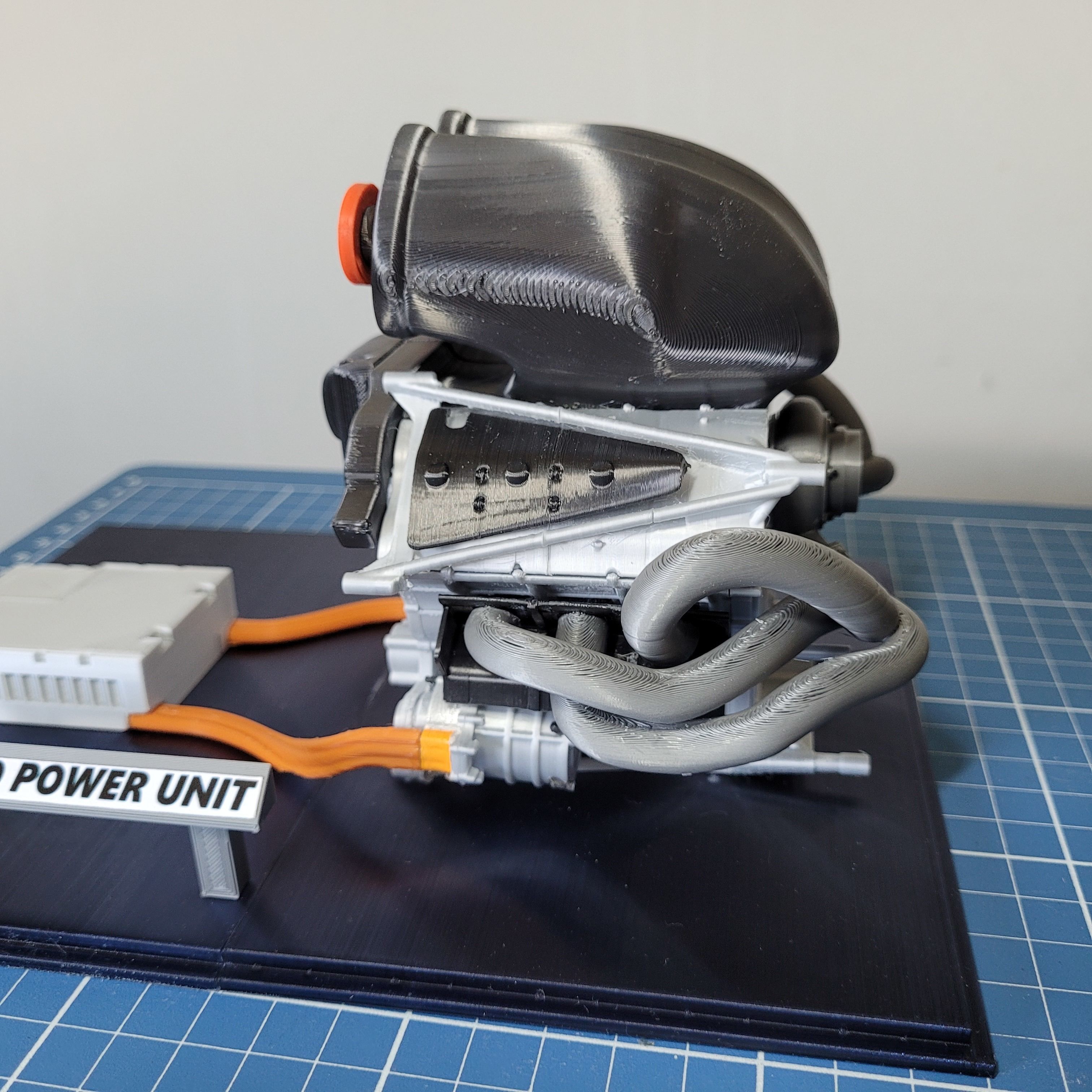 F1 HYBRID ENGINE STL FILES 3D print model_7