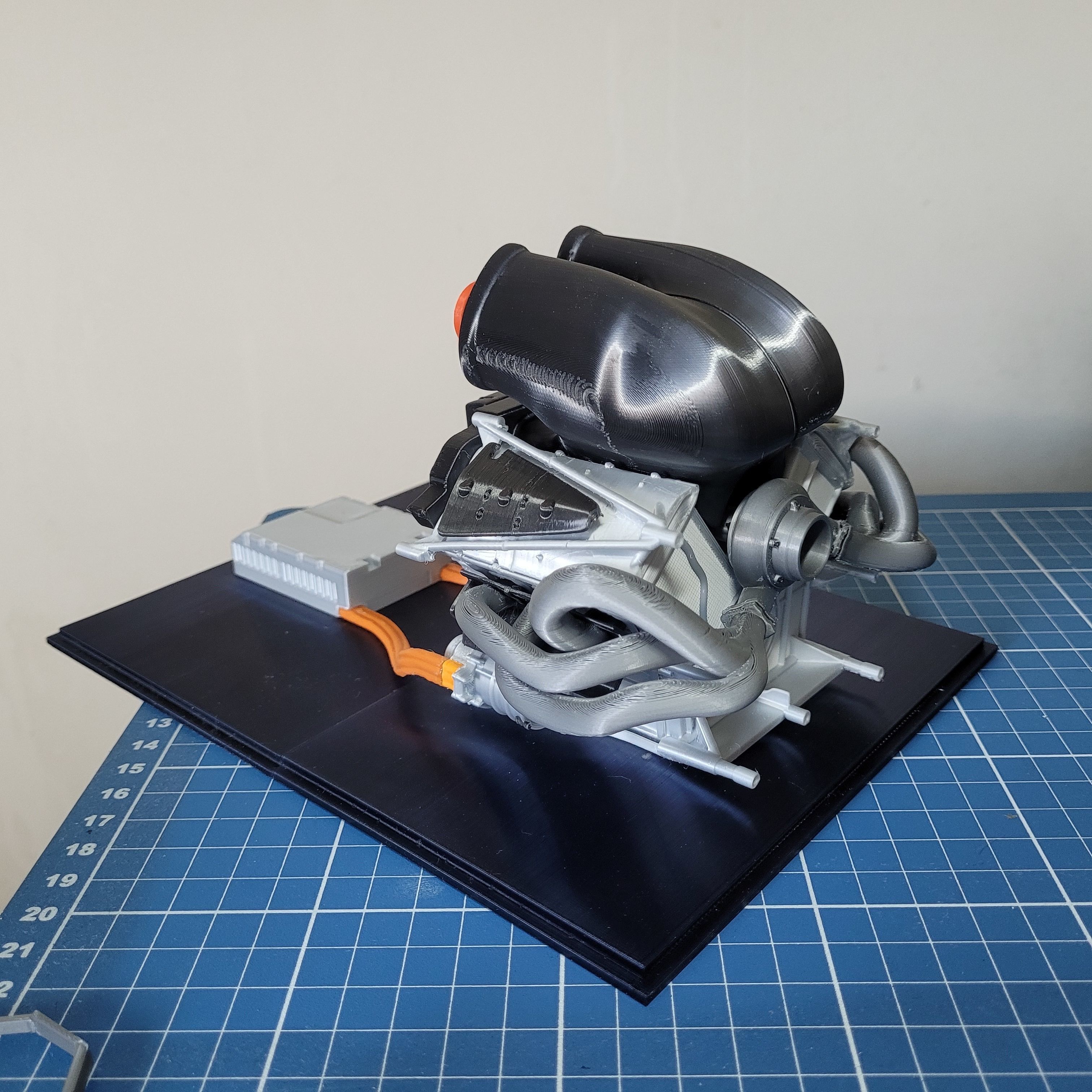 F1 HYBRID ENGINE STL FILES 3D print model_23