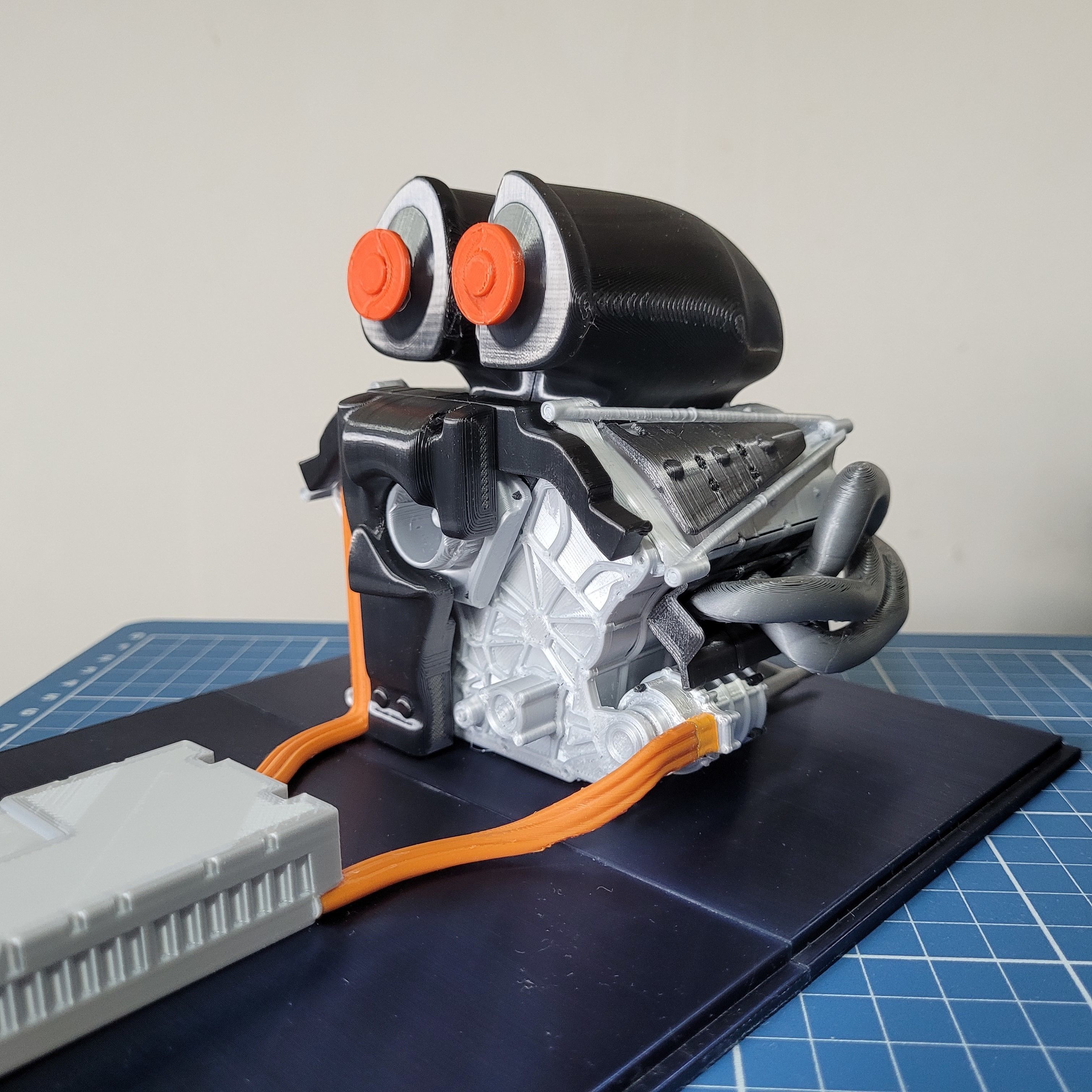 F1 HYBRID ENGINE STL FILES 3D print model_21