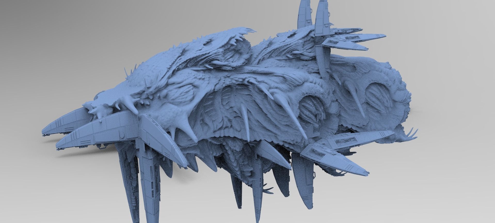 Zombie Genma Zeppelin 1  3D model_1