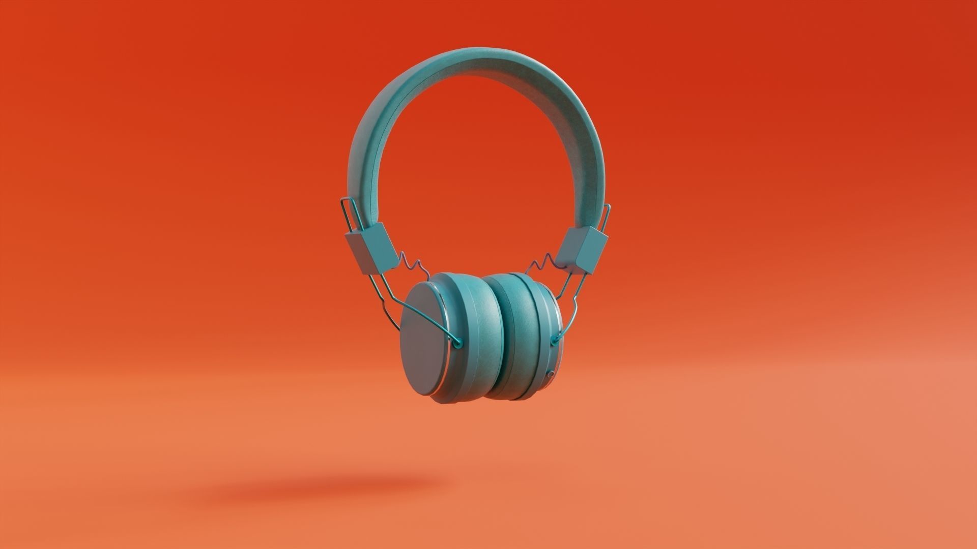 Headphone Collection in 3 colors 3D model_5