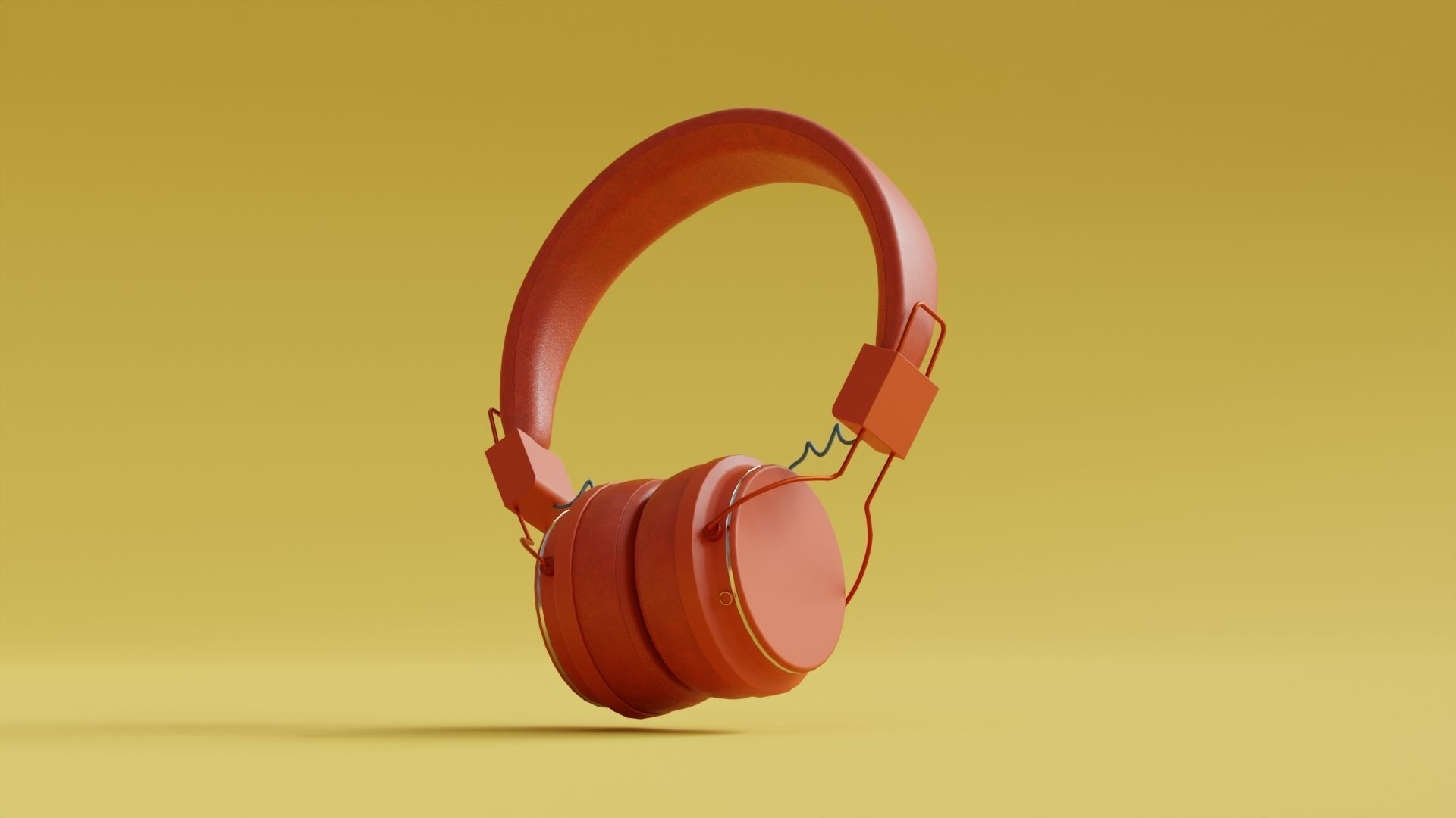 Headphone Collection in 3 colors 3D model_2