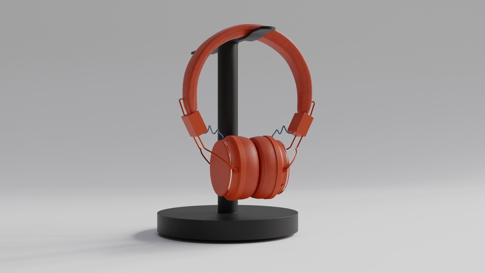 Headphone Collection in 3 colors 3D model_4