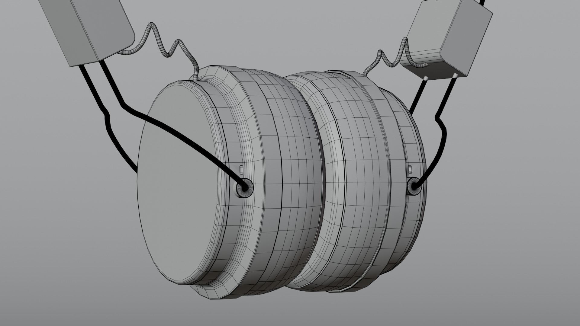 Headphone Collection in 3 colors 3D model_14