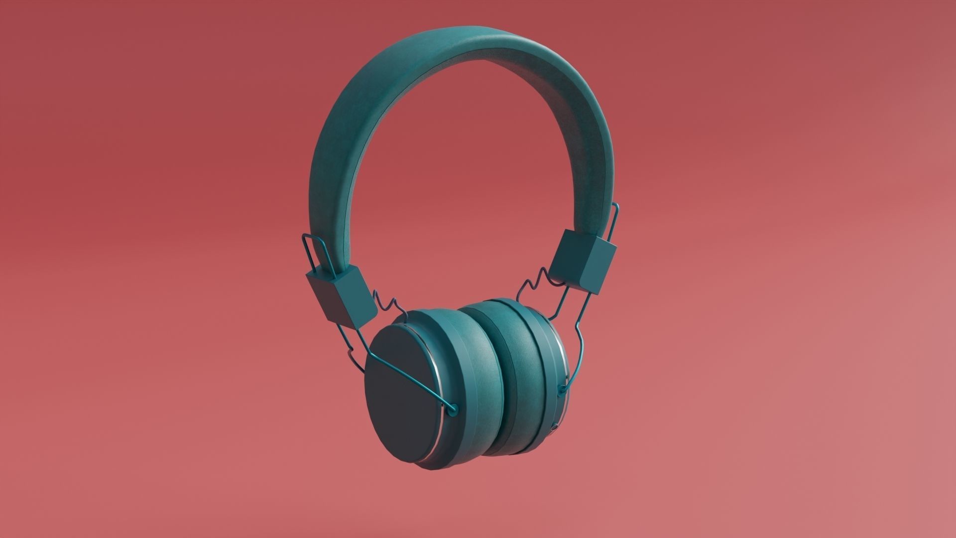 Headphone Collection in 3 colors 3D model_8