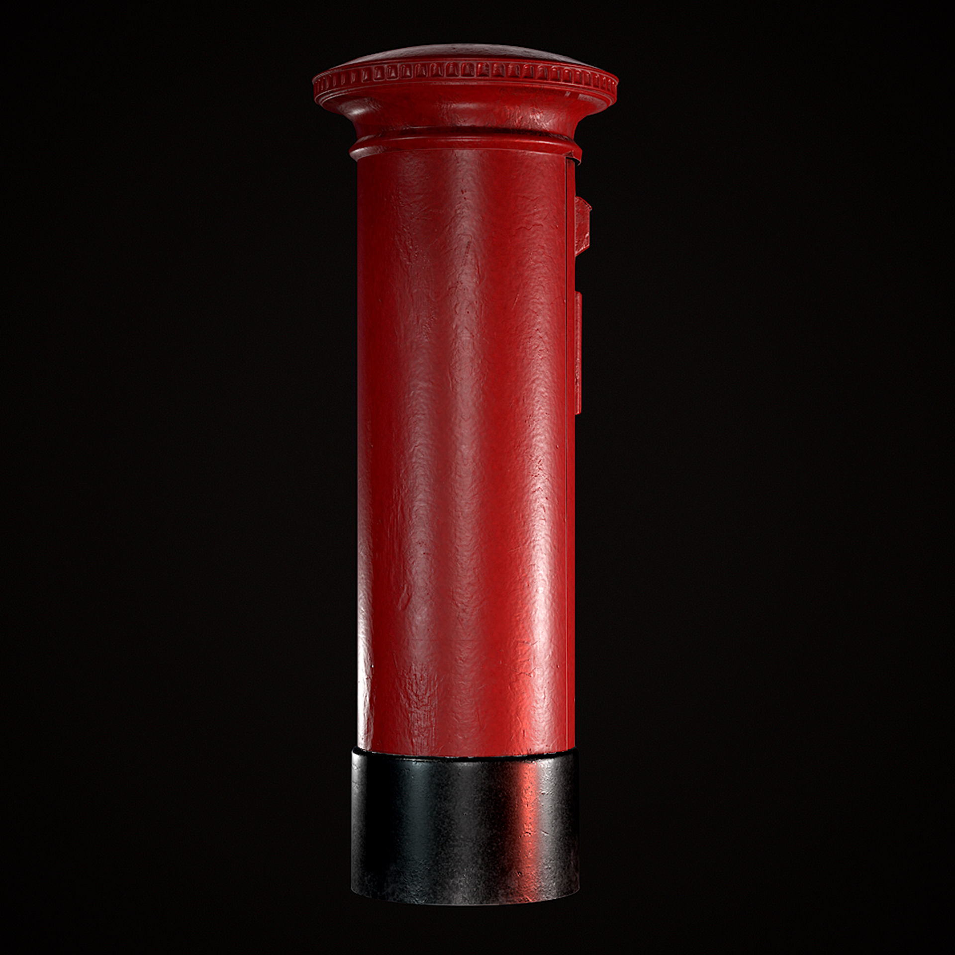 Royal PostBox Low Poly PBR Low-poly 3D model_12