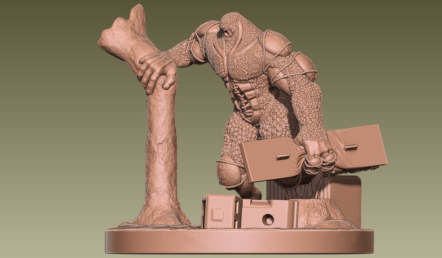 Mapinguari the Amazon Guardian 3D model_9