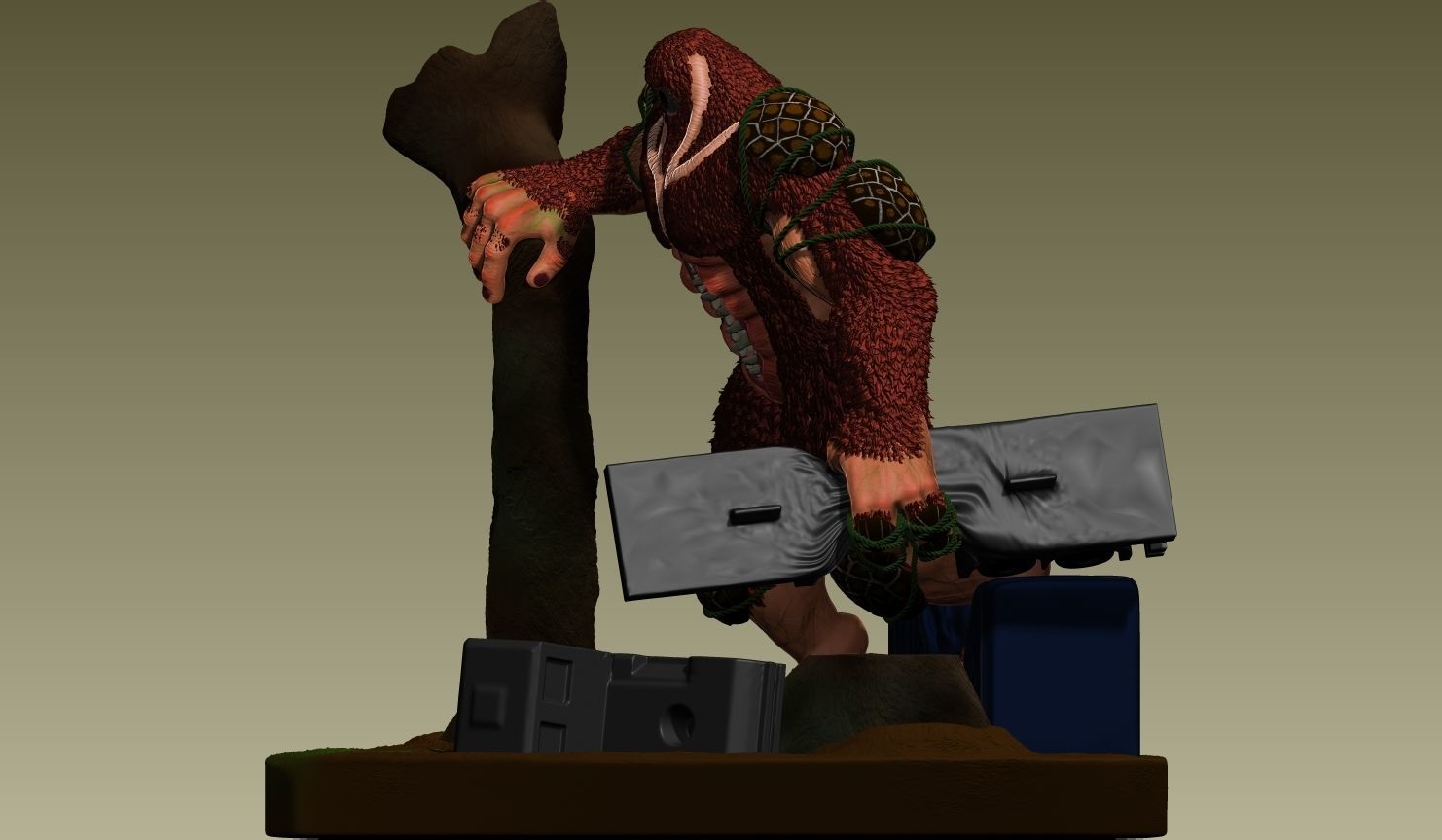 Mapinguari the Amazon Guardian 3D model_6