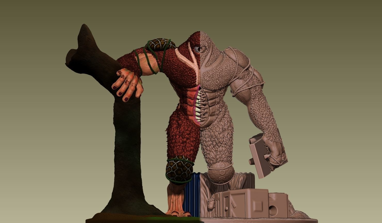 Mapinguari the Amazon Guardian 3D model_1