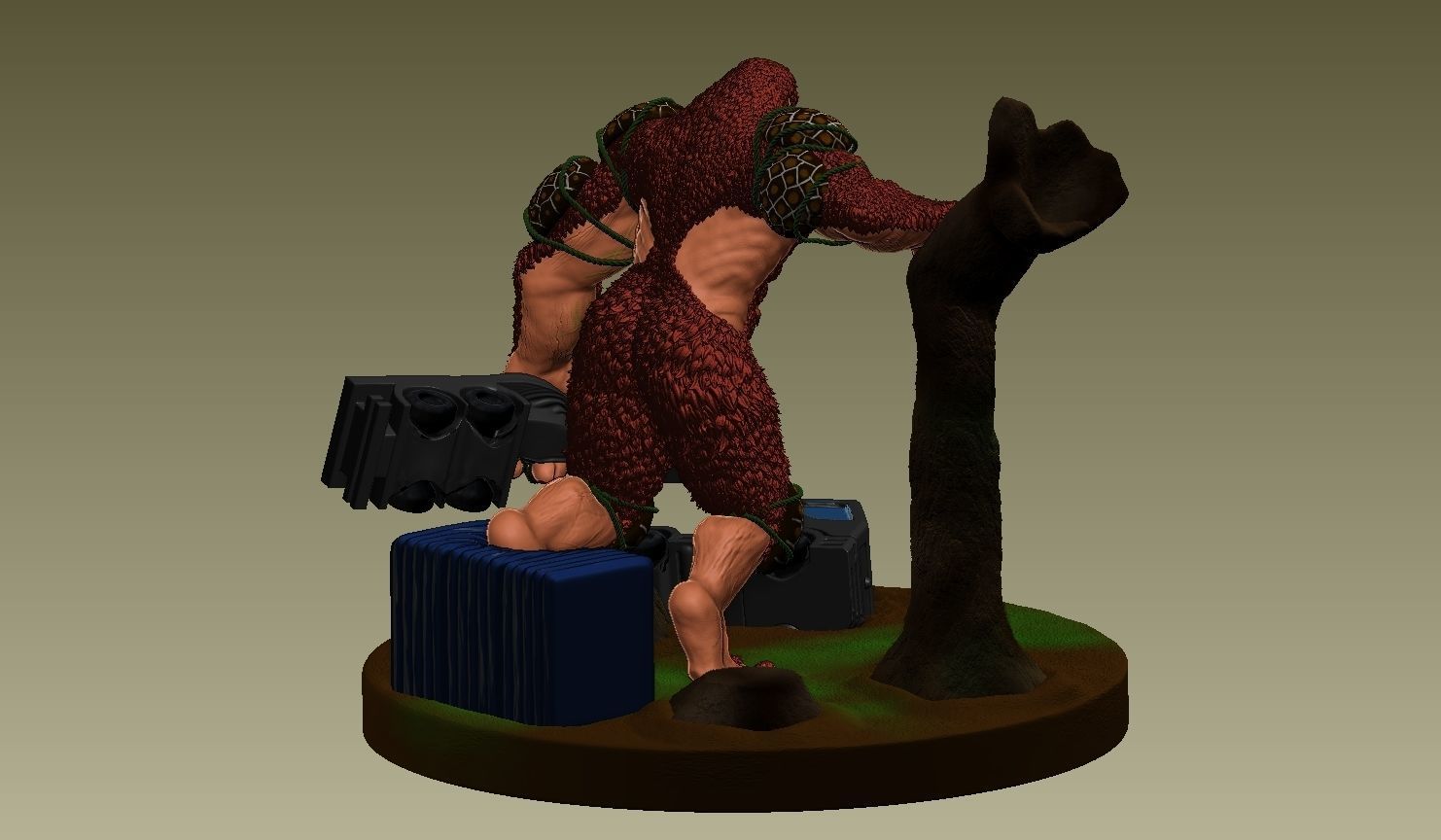 Mapinguari the Amazon Guardian 3D model_7