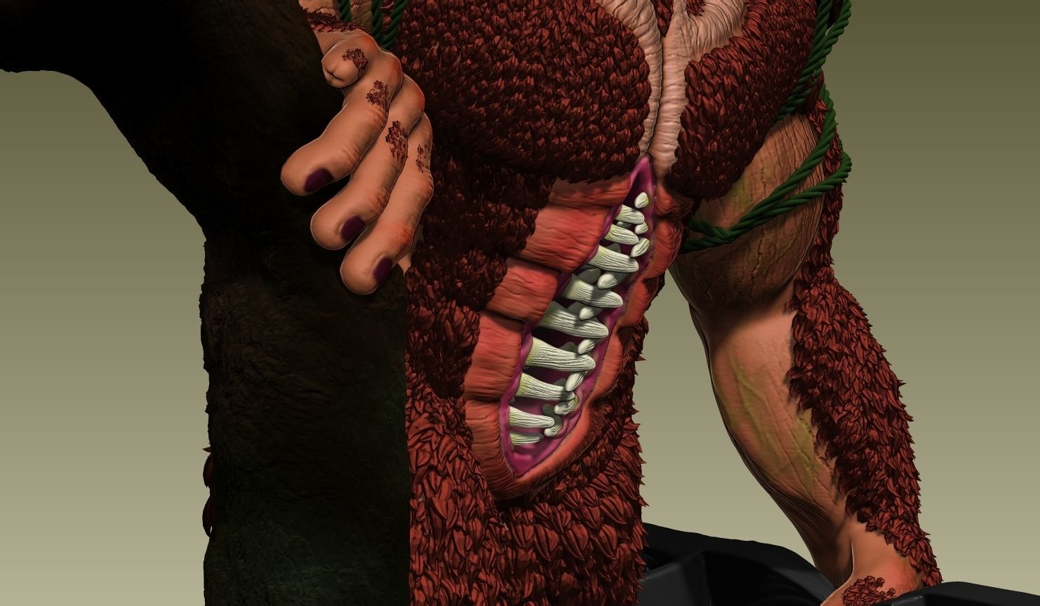 Mapinguari the Amazon Guardian 3D model_5