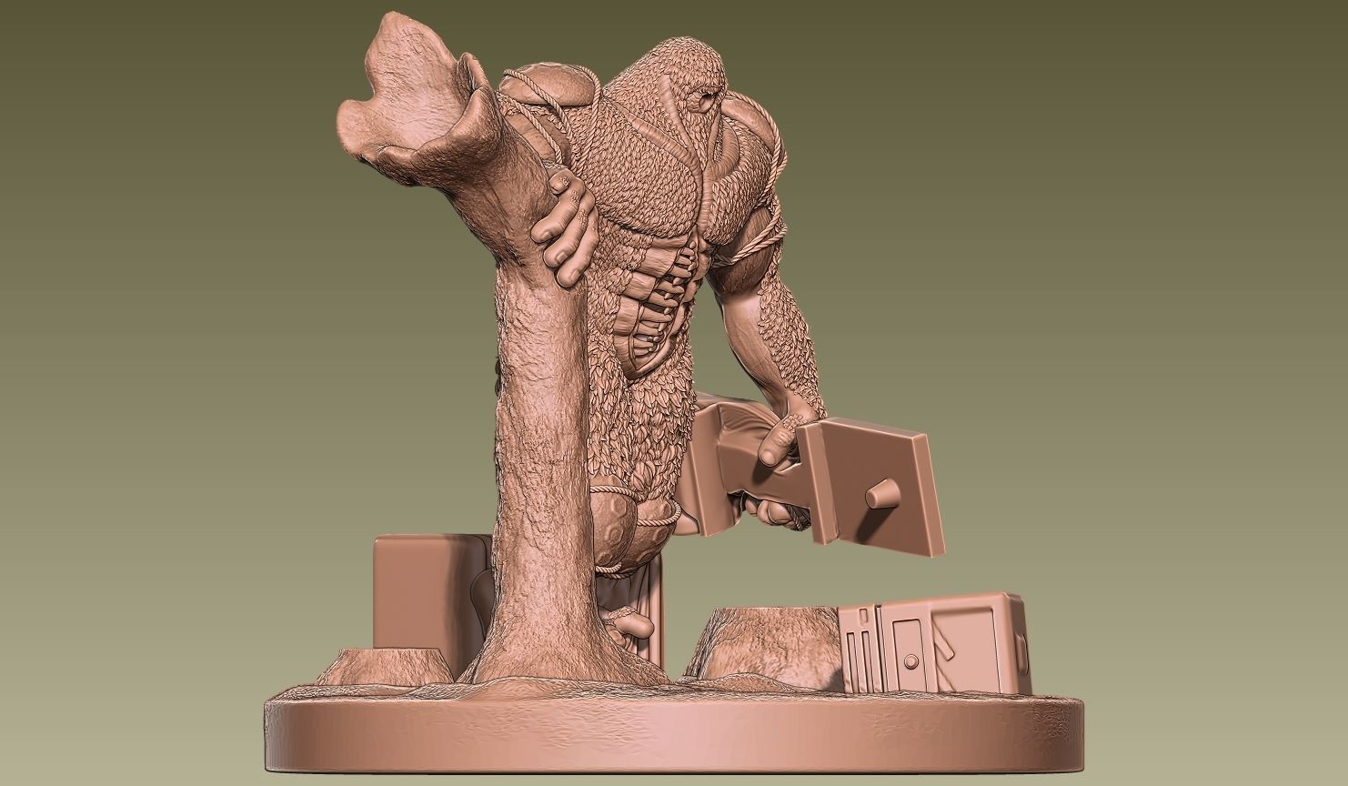 Mapinguari the Amazon Guardian 3D model_8