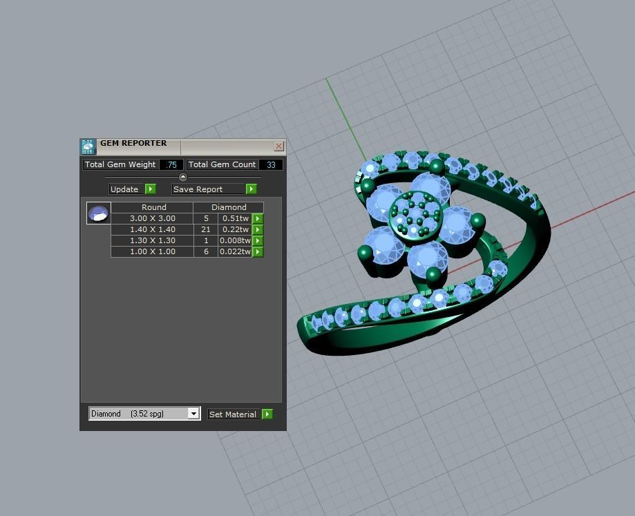 flower jewelry 3D print model_10