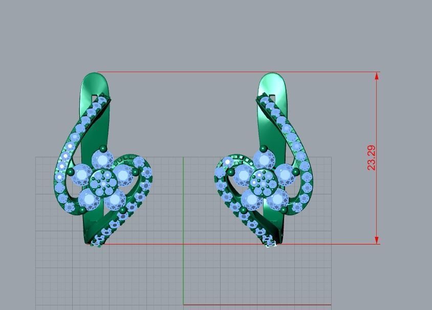 flower jewelry 3D print model_12