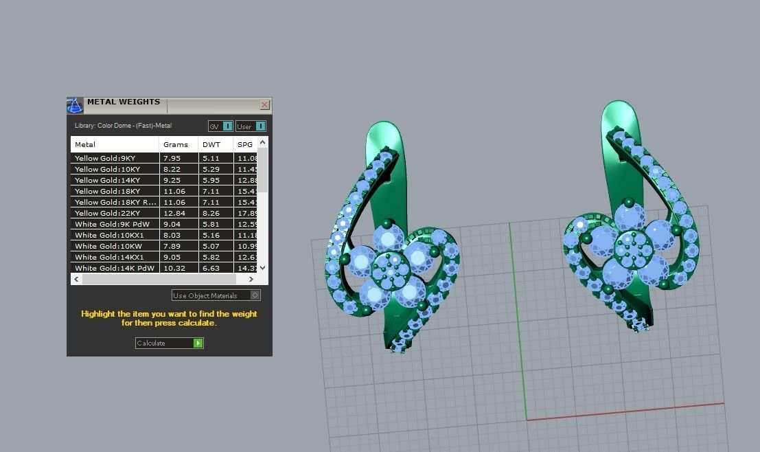 flower jewelry 3D print model_7