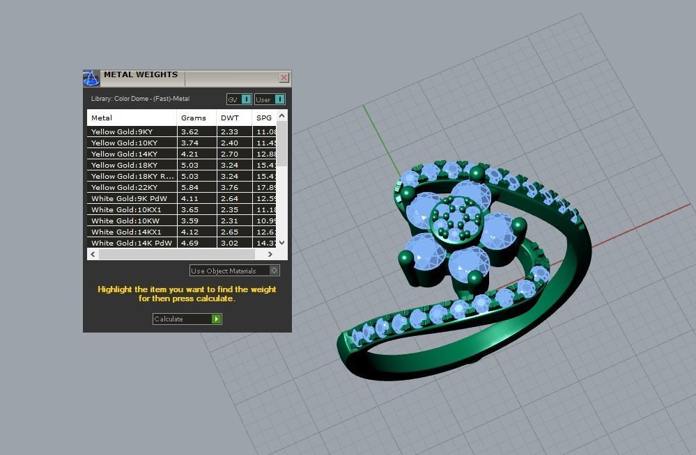 flower jewelry 3D print model_11