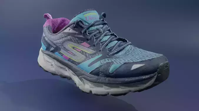 LOW POLY GAME READY PHOTOSCANNED SHOE