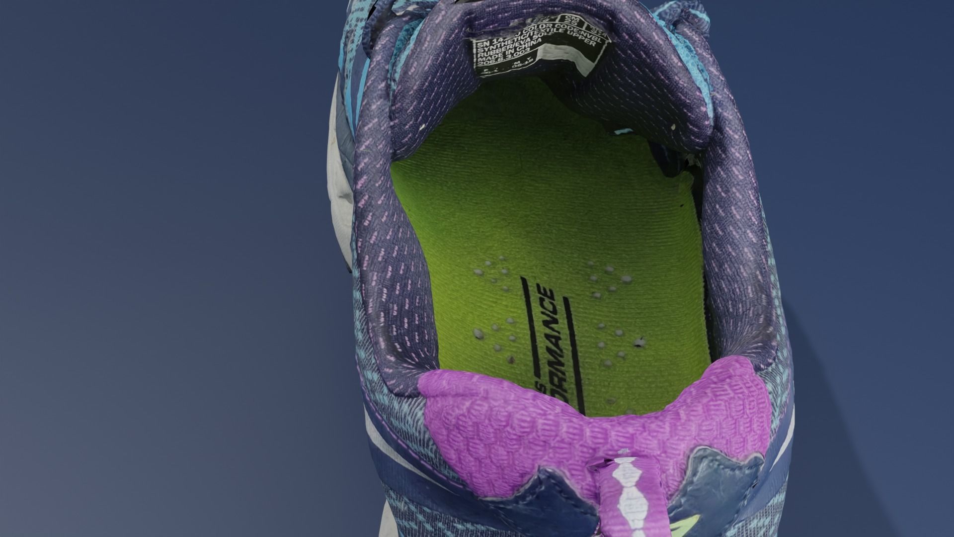 LOW POLY GAME READY PHOTOSCANNED SHOE Low-poly 3D model_3