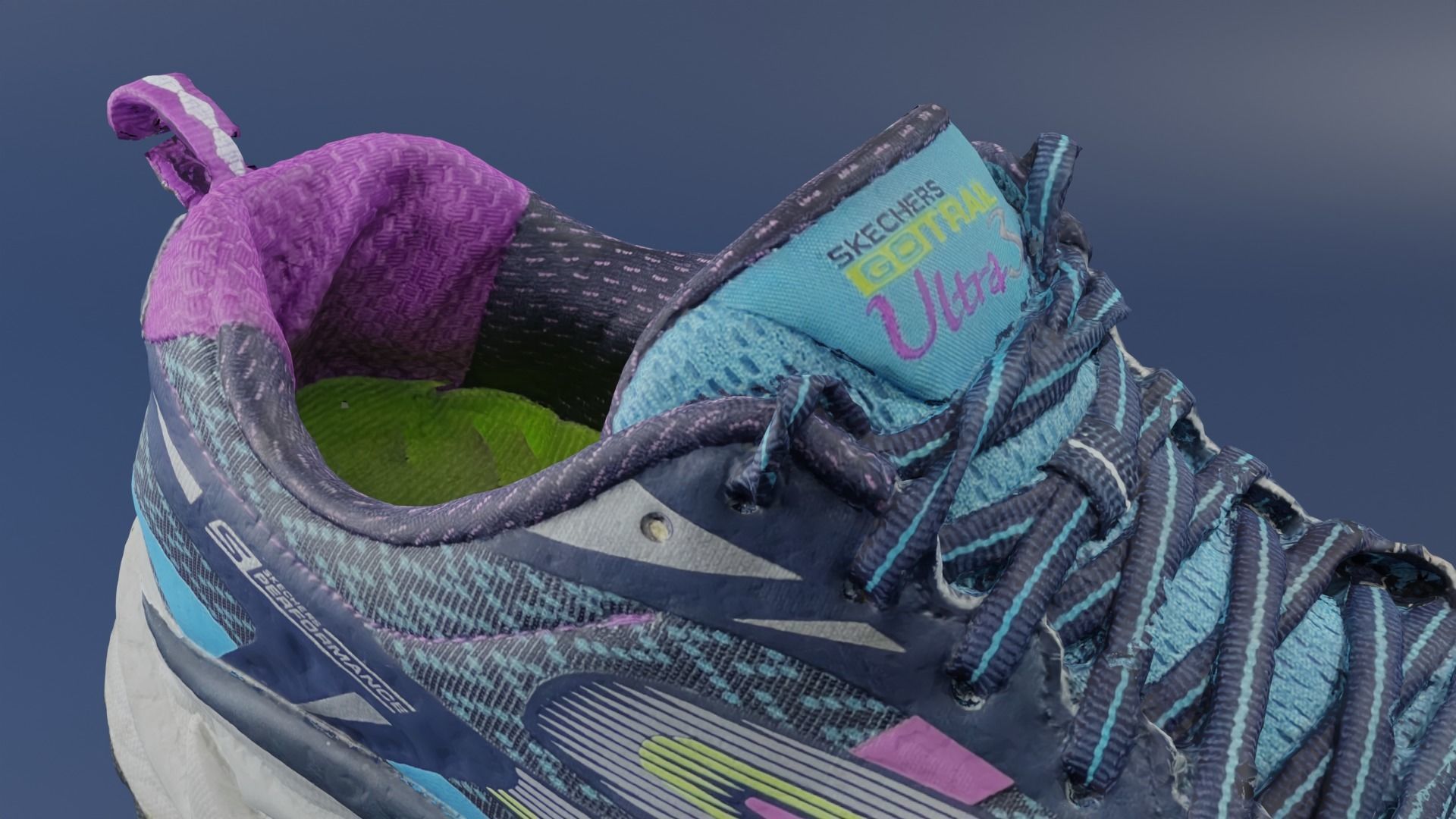 LOW POLY GAME READY PHOTOSCANNED SHOE Low-poly 3D model_2