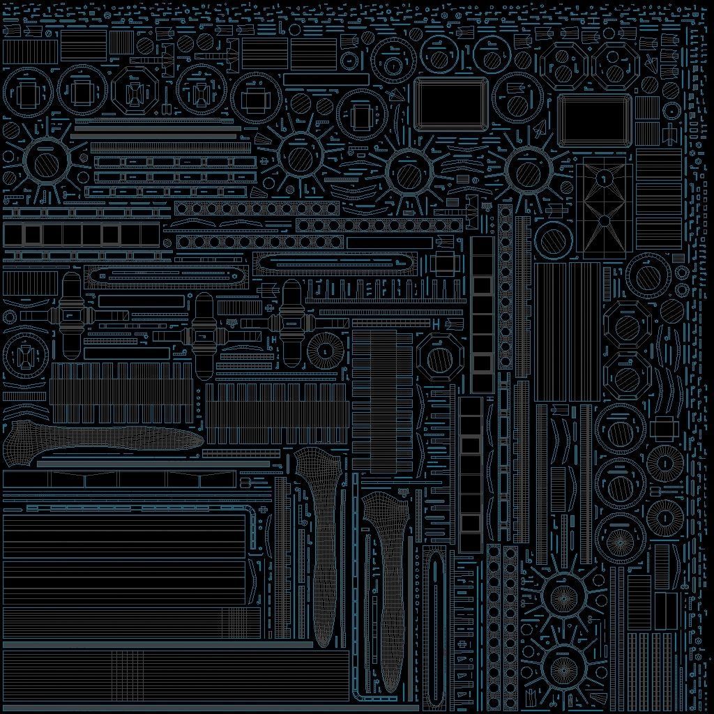 Machinery device 3D model_12