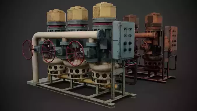 Machinery device 3D model