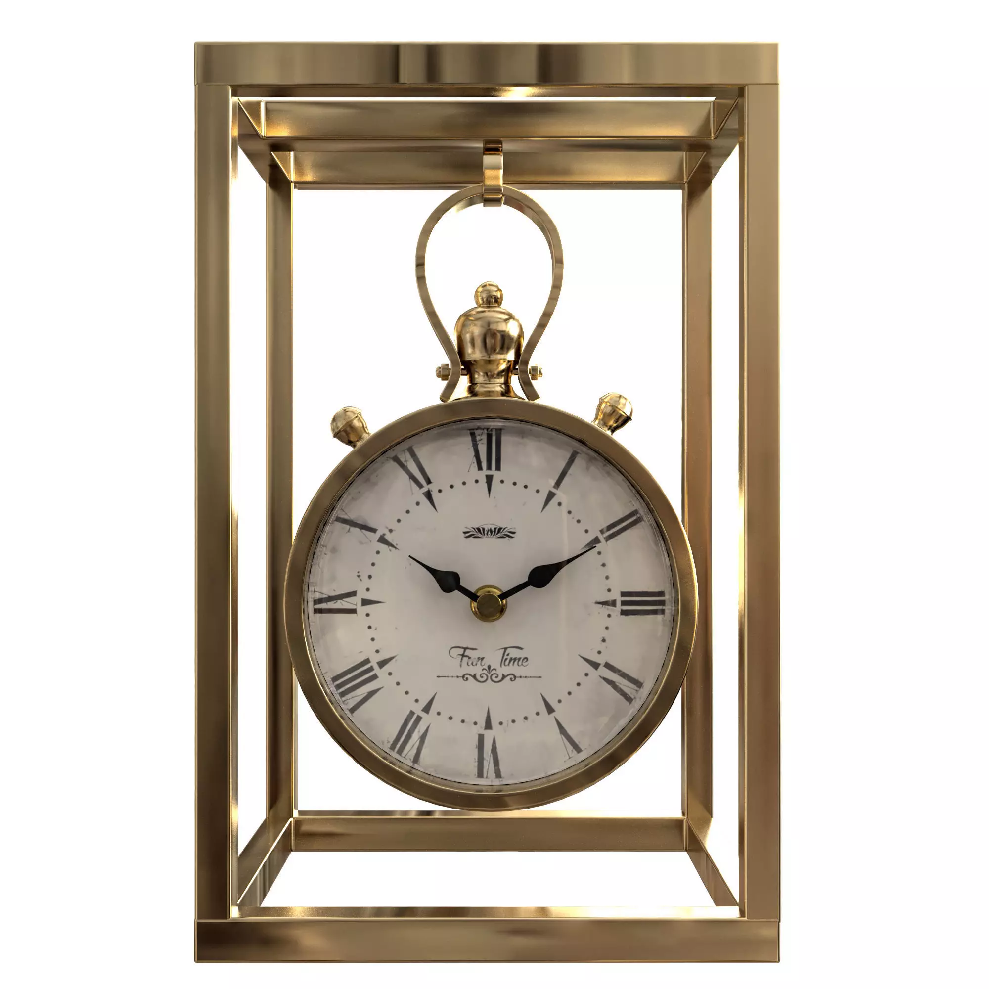 table clock 3D model_0