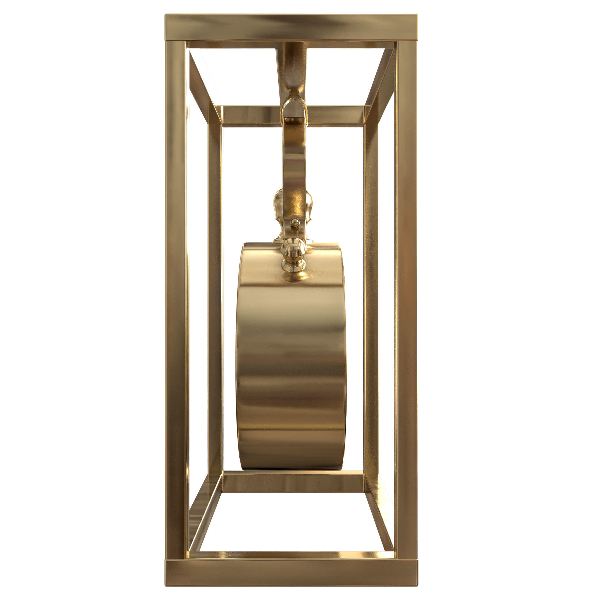 table clock 3D model_4