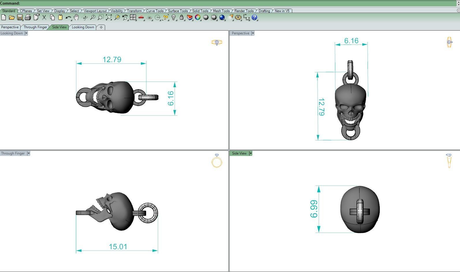 Eslabon para cadena chain link ESL0822003 3D print model_2