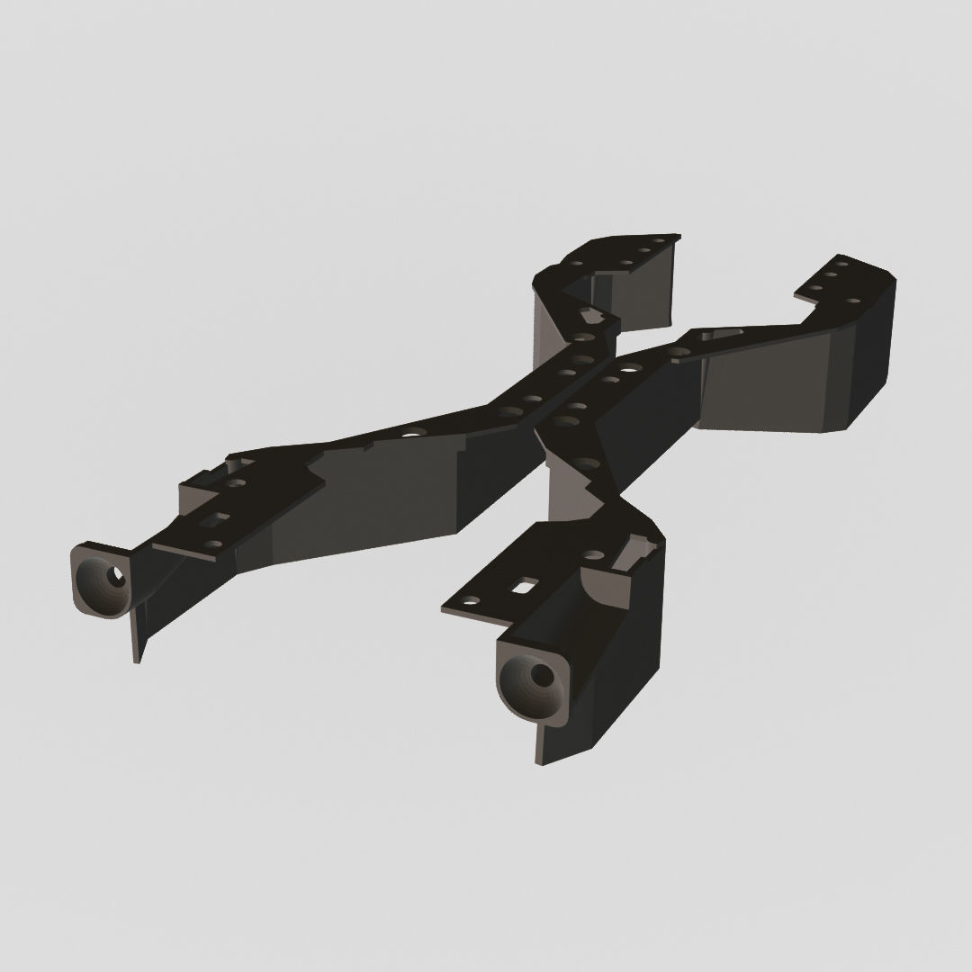 Axial SCX24 JEEP JLU interior fenders with lights  3D print model_1