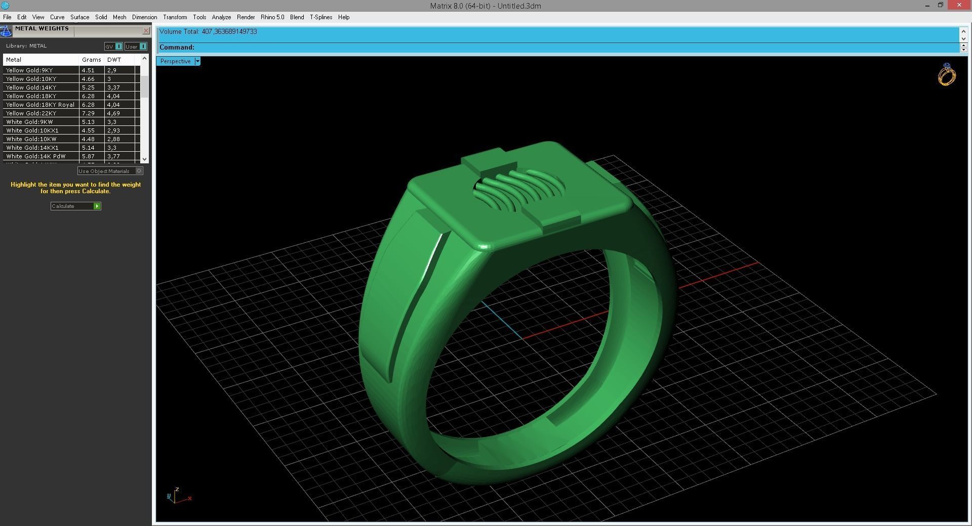 49 Model - Gents Ring - Mens Ring STL READY FILES With 3DM Files 3D Model Collection_43