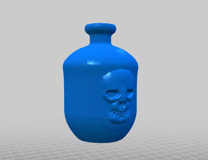Halloween Bottle 3D print model