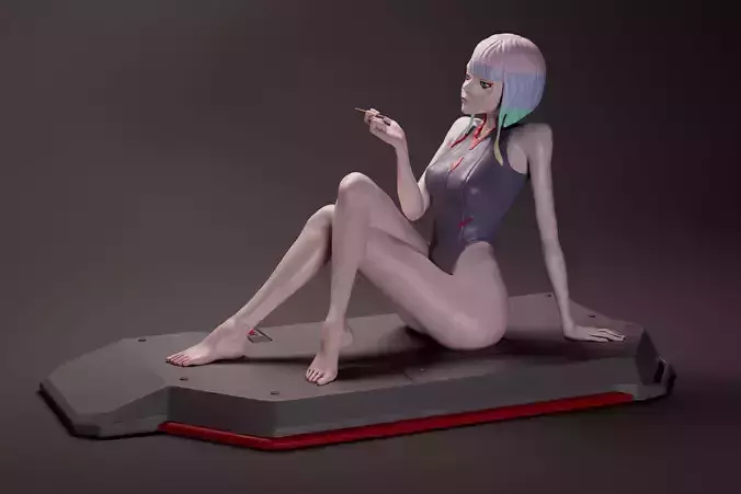 Lucy Kushinada Printable Figurine 3D print model
