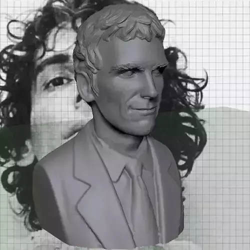 Luis Alberto Spinetta  Printable 3D print model