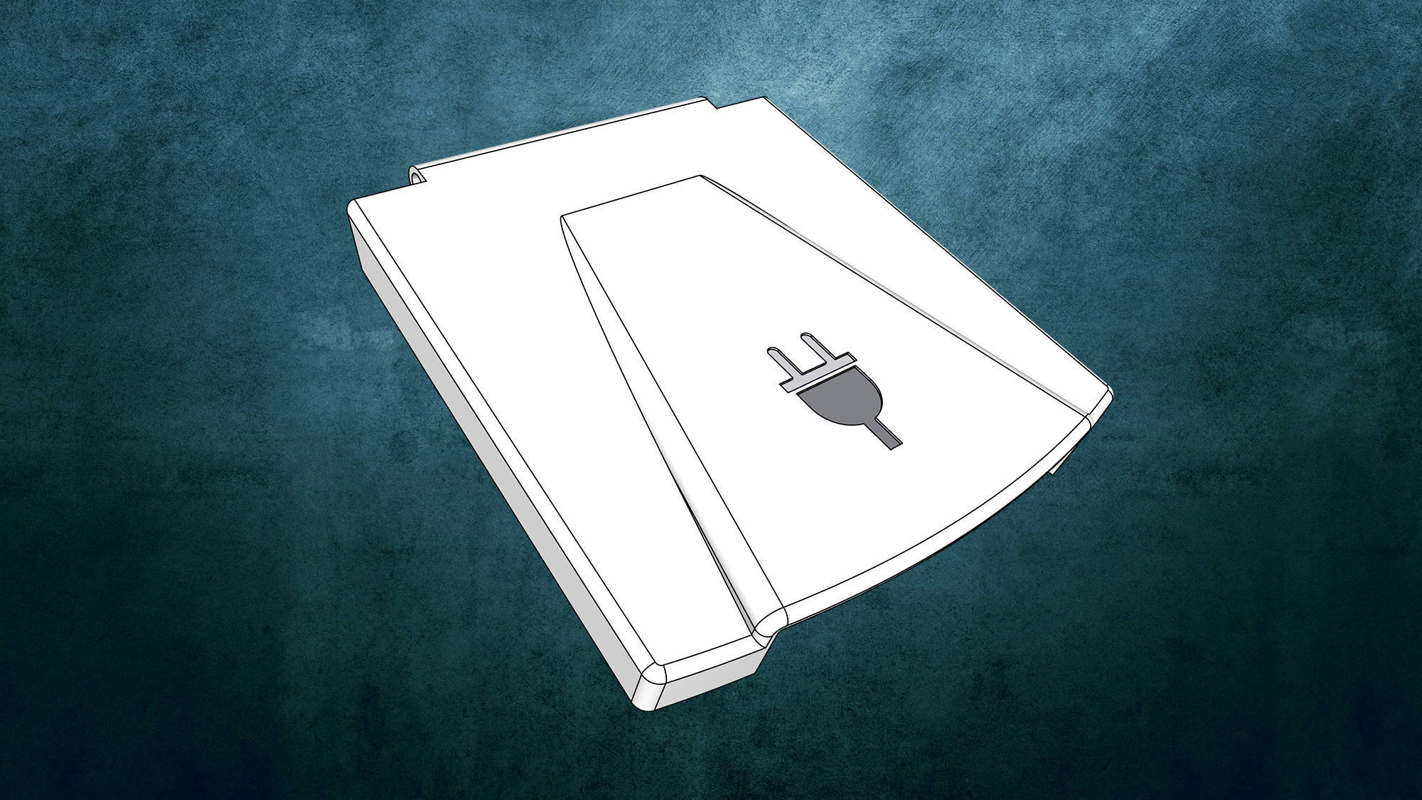 Ersatzdeckel Klappe Wohnwagen 3D print model_3