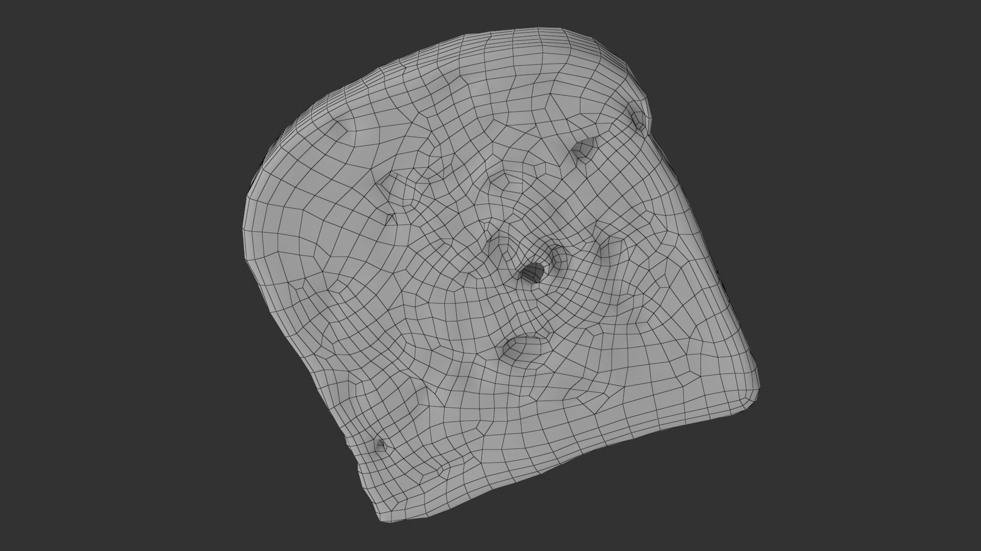 Bread Slice 3D model_15