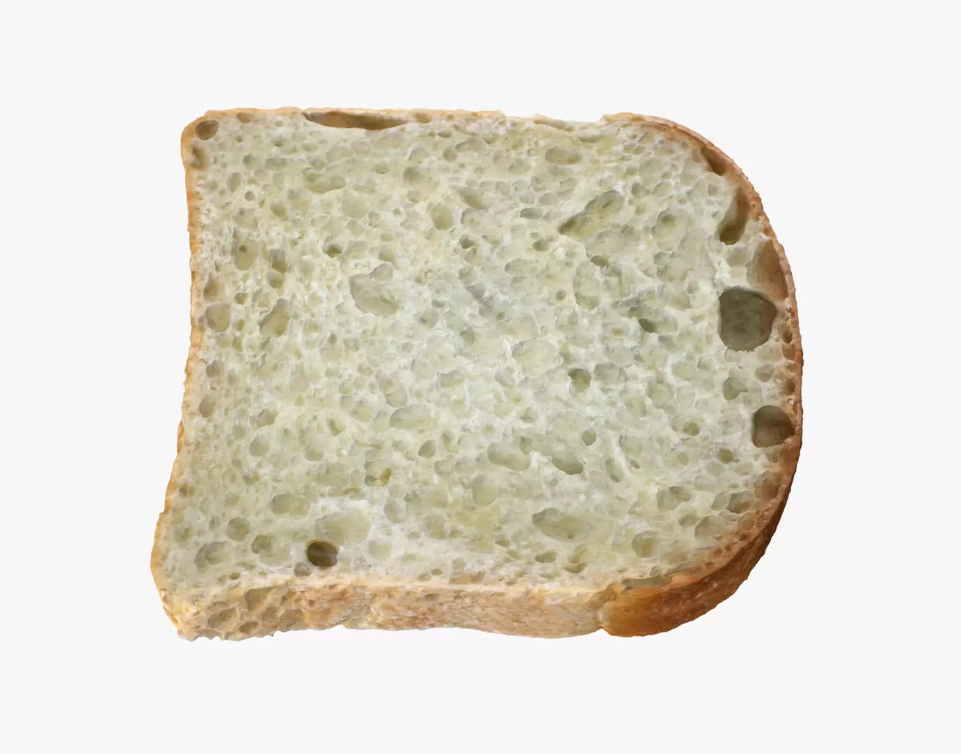 Bread Slice 3D model_0