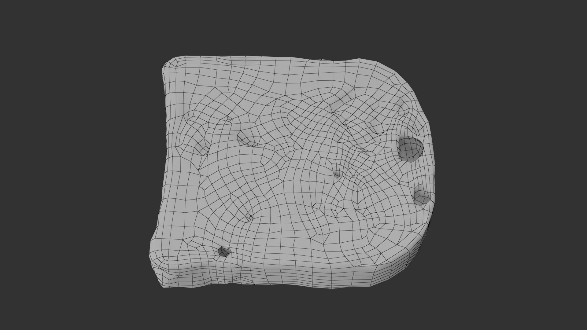 Bread Slice 3D model_16