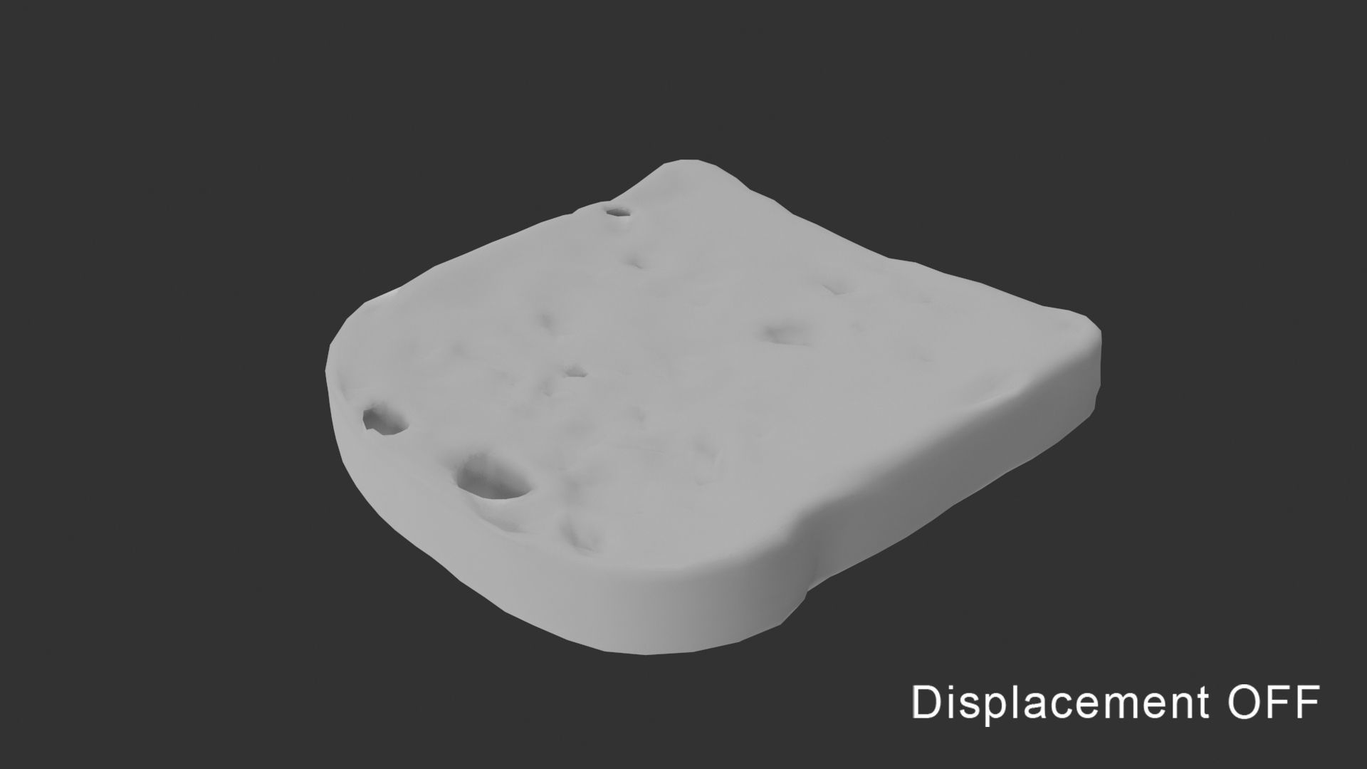 Bread Slice 3D model_8