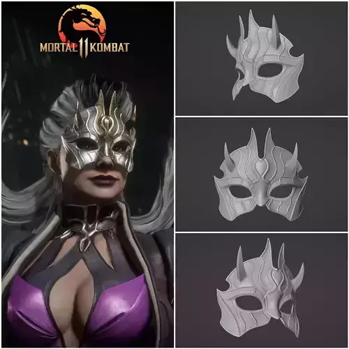 Sindel mask - Once and future Queen 3D print model