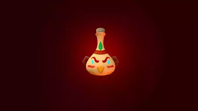 Stylized Mystic Potion Handpainted - RPG Low-poly 3D model Low-poly 3D model Stylized Mystic Potion Handpainted - RPG Low-poly 3D model Low-poly 3D model