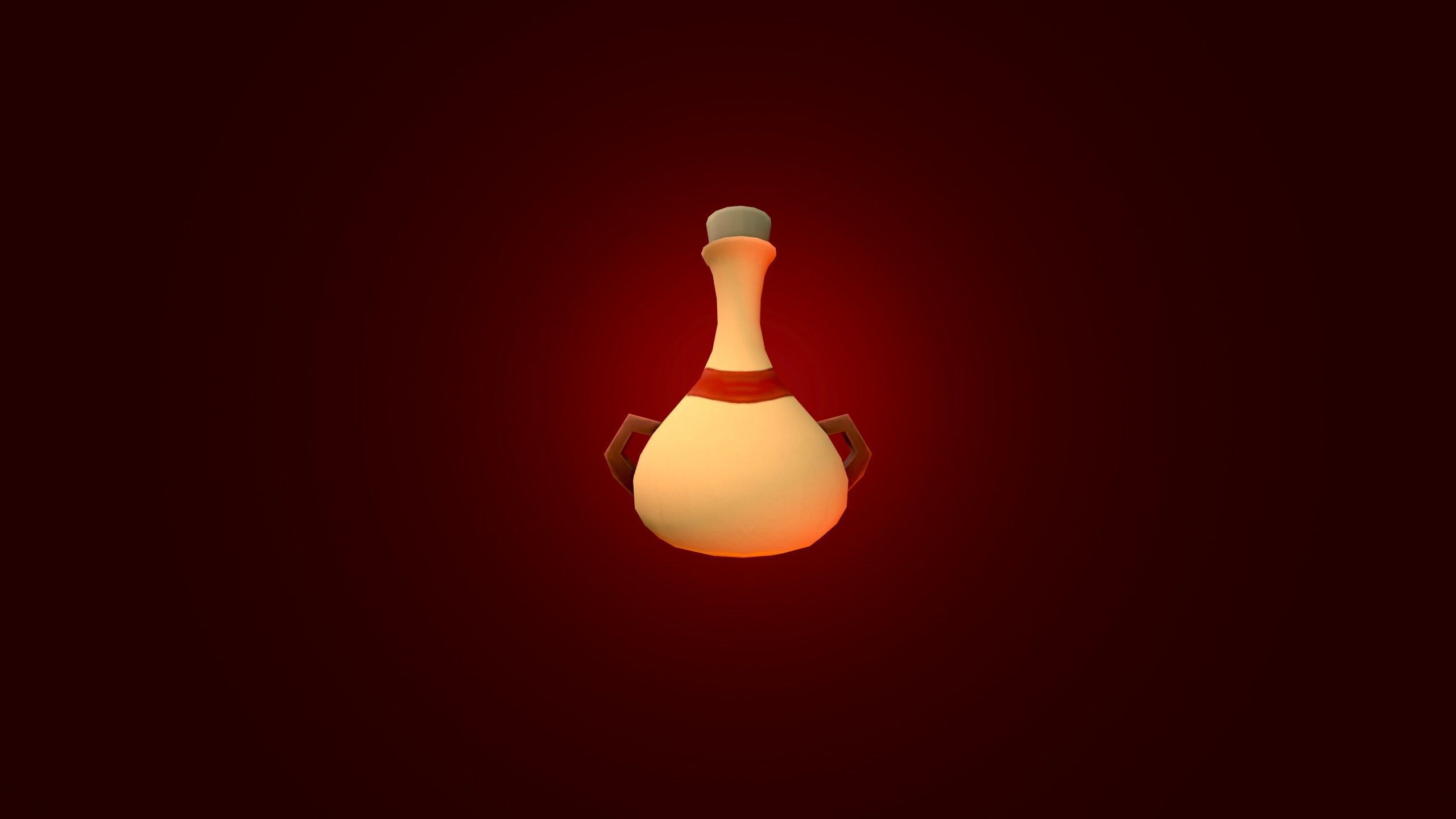 Stylized Mystic Potion Handpainted - RPG Low-poly 3D model Low-poly 3D model_4