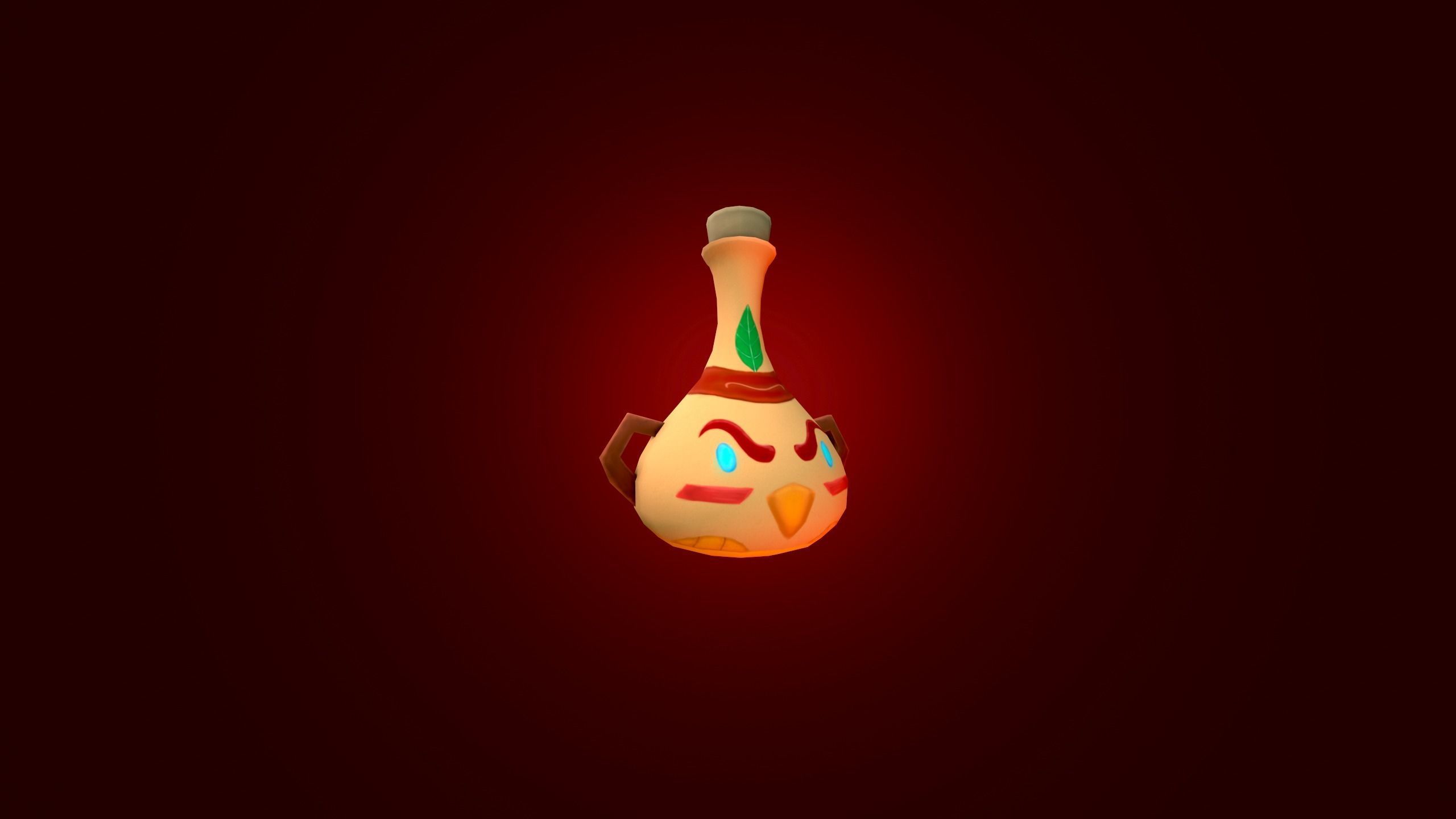 Stylized Mystic Potion Handpainted - RPG Low-poly 3D model Low-poly 3D model_2