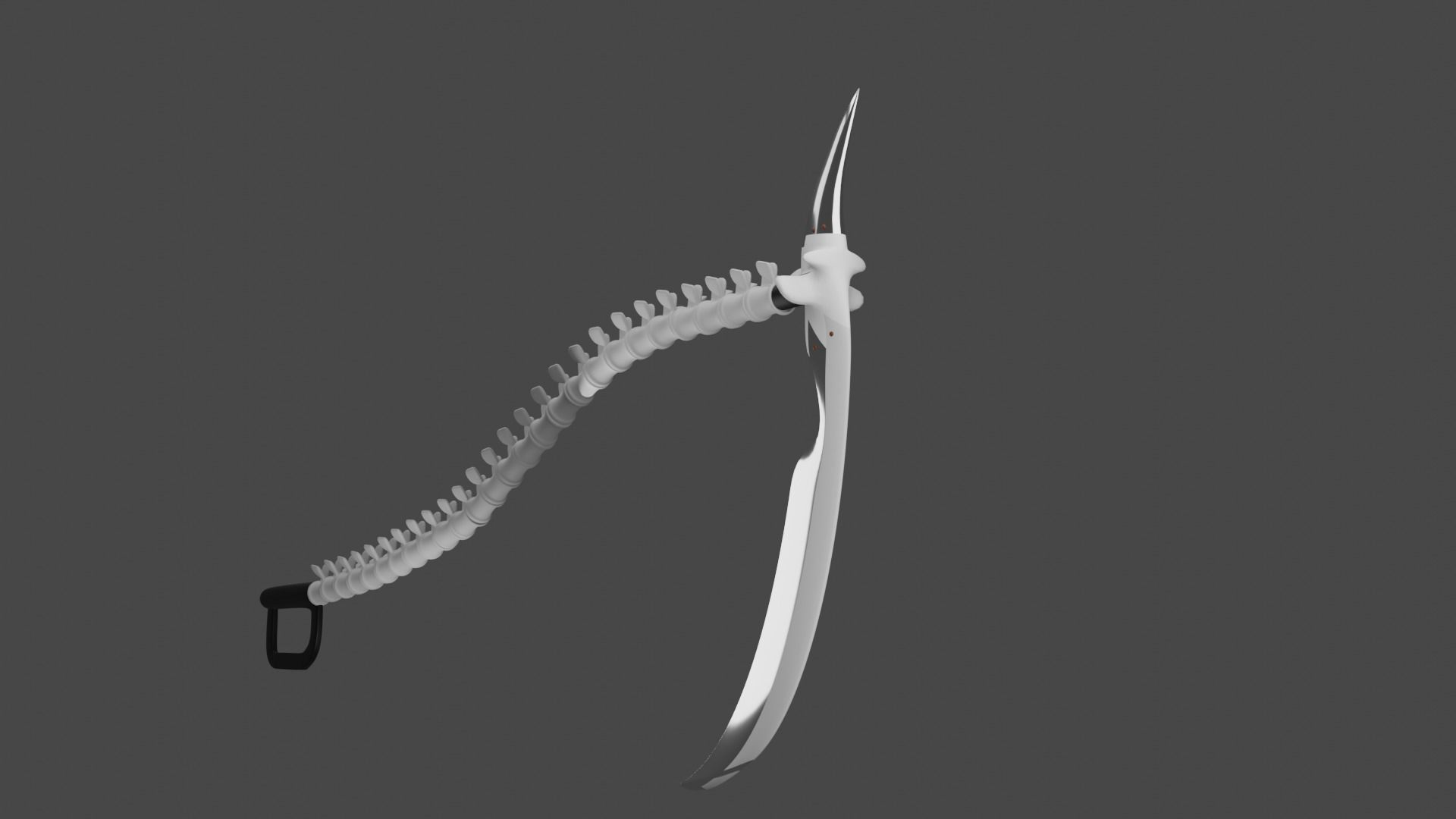 sickle weapon Free 3D model_5