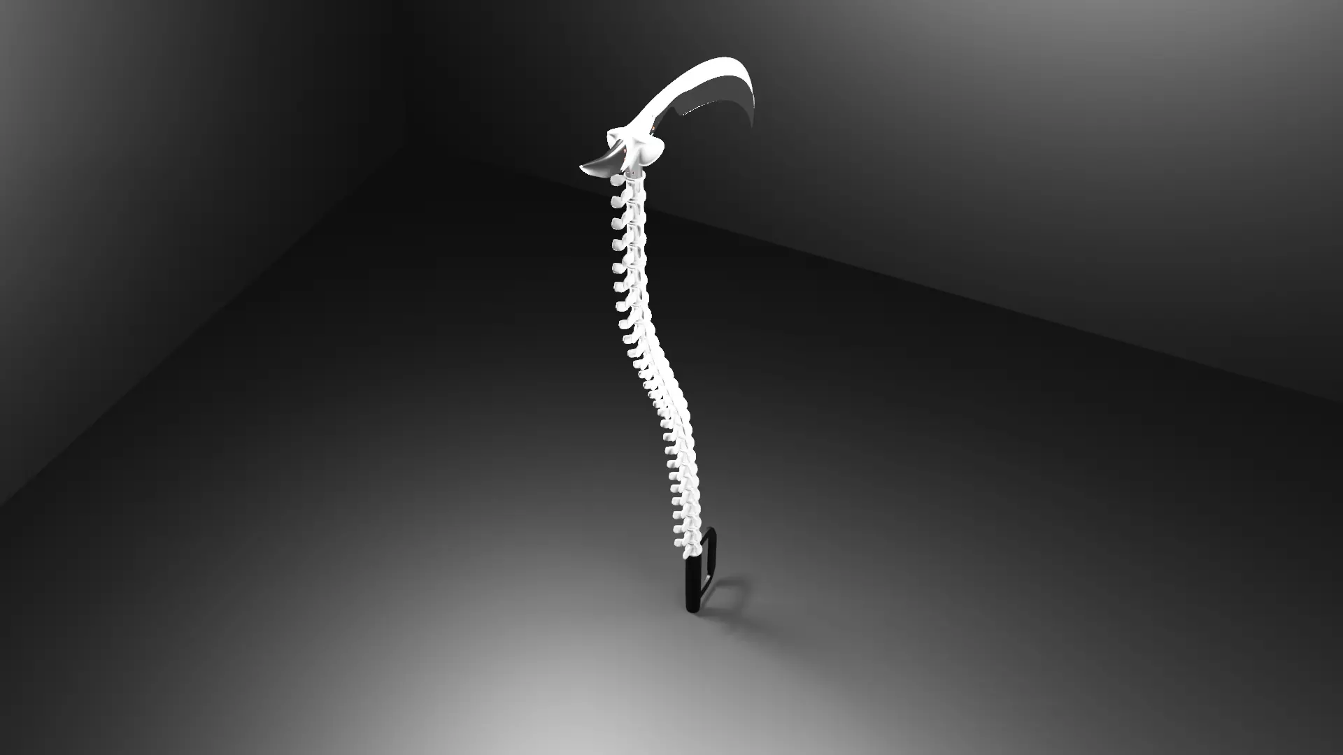 sickle weapon Free 3D model_0