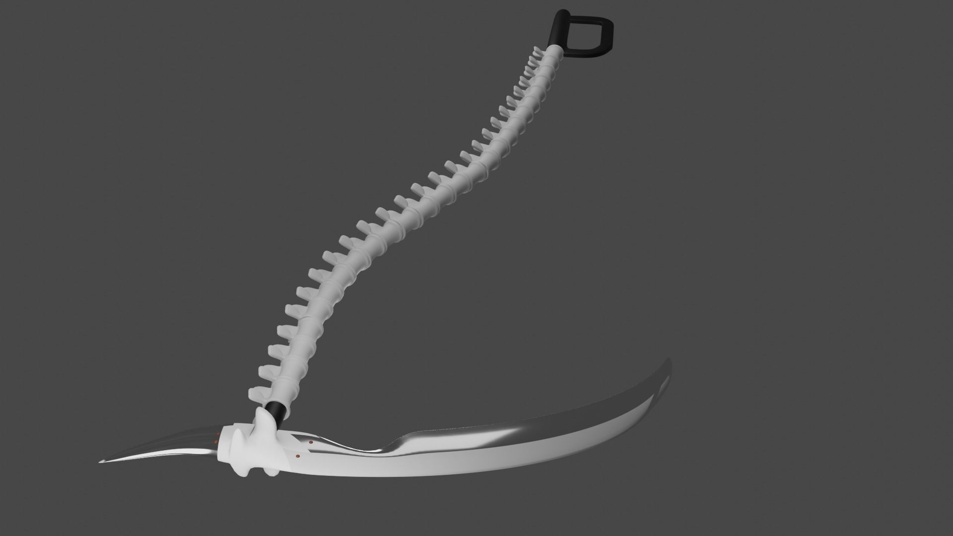 sickle weapon Free 3D model_6