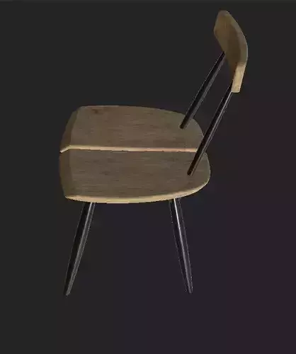 gltf pirkka chair model