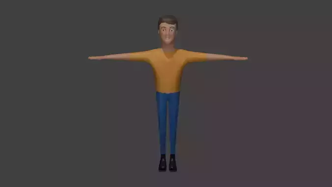 3D man character