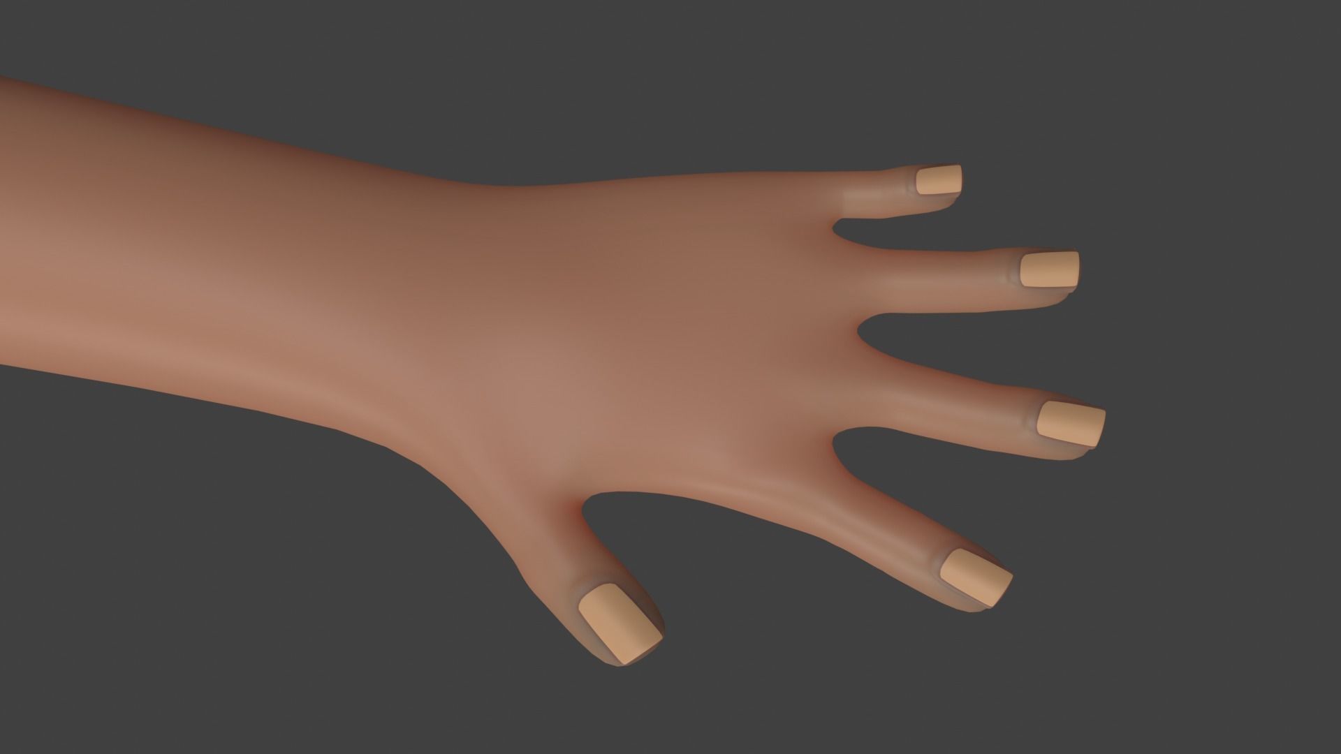 3D man character Low-poly 3D model_11