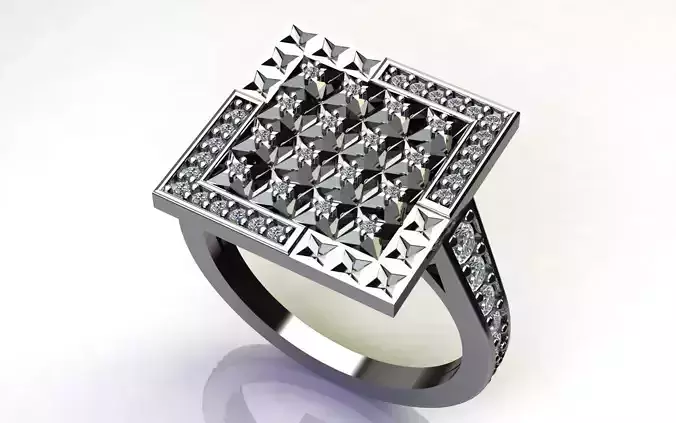 star ring 3D print model